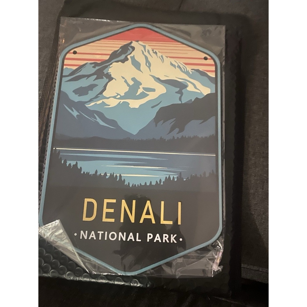 Denali National Park Wood Sign Retro Mountain Wall Art Decor Alaska Souvenir - Picture 4 of 5